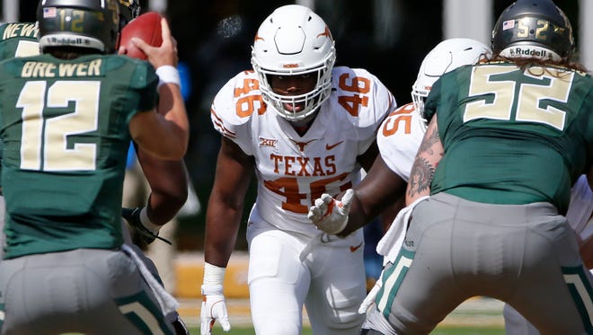27. New Orleans: Malik Jefferson, LB, Texas. Craig Robertson and Manti Te'o are under contract and cheap, but Jefferson's well-rounded skill set would complete the team’s vastly improved front seven.