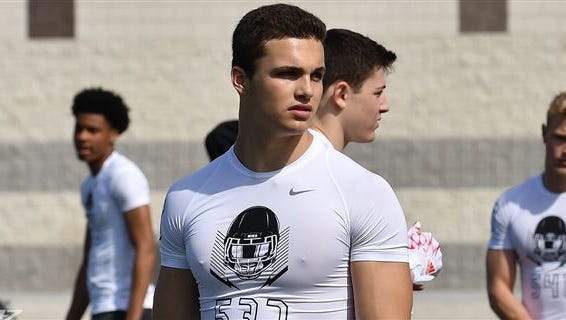 Ben VanSumeren: FB/TE, Garber, Essexville, 6-3, 228, three stars. VanSumeren committed to Iowa in mid-November, but after being paid a visit last week by Michigan coach Jim Harbaugh, he decided to flip his commitment three days later. He was Associated Press Player of the Year for Division 5 and 6 this year. He started the season at quarterback before switching back to receiver and had 85 catches, a regular-season state record, 1,259 yards and 13 touchdowns. He originally was a Western Michigan commit, but opted out when coach P.J. Fleck left for Minnesota. STATUS: Signed.