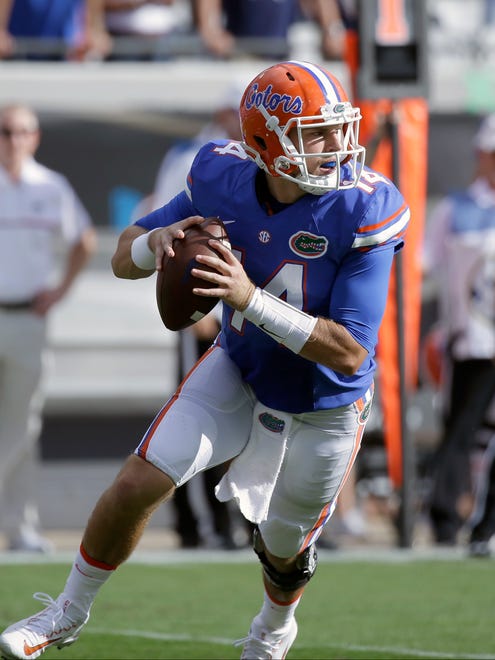 Sept. 2 vs. Florida in Arlington, Texas: The Gators still haven’t decided on a starting quarterback, and will enter the season with Feleipe Franks, Luke Del Rio (14) or Notre Dame transfer Malik Zaire leading the offense. They will, however, be without receiver Antonio Callaway, a proven playmaker, who was suspended for the season opener along with six teammates. This should be low-scoring game as Michigan’s young offense figures things out. Winner: Michigan.