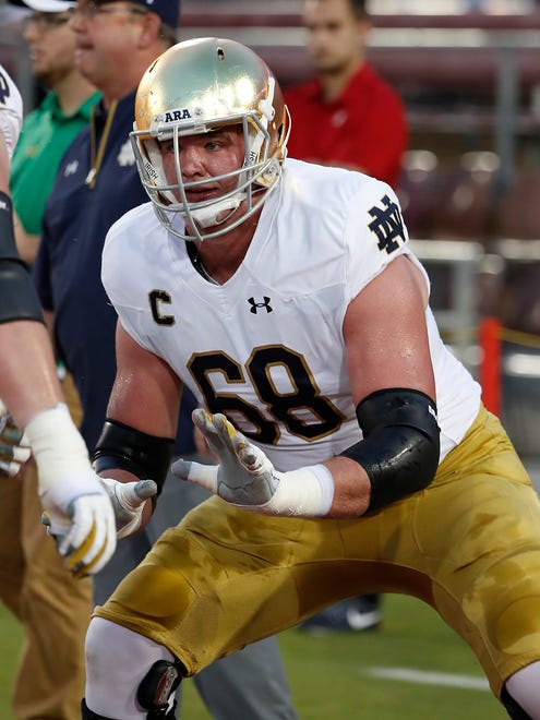 17. L.A. Chargers: Mike McGlinchey, OL, Notre Dame. The Chargers top two offensive tackles are under contract for two more years, but neither has a lock on their jobs. Right tackle Joe Barksdale hypothetically could slide inside to guard, with McGlinchey bolstering the overall quality of the unit.