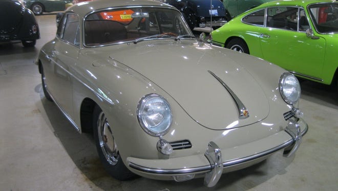This 1964 Porsche 356 SC is powered by a 1.6-liter four.