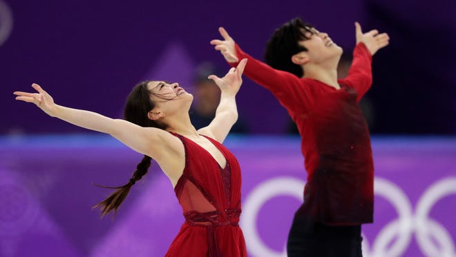 Ann Arbor's Maia Shibutani and Alex Shibutani took home the bronze medal in the ice dance.