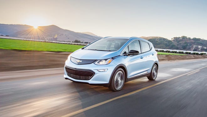 Chevy calls its Bolt EV a crossover. The EPA calls it a hatchback. Whatever - the Bolt rides a little higher than the average hatch and sports a racy profile.