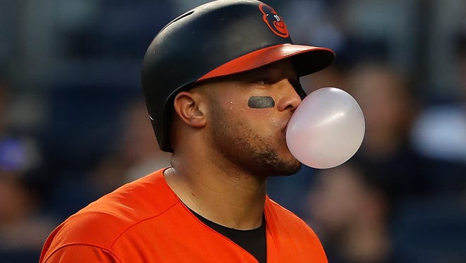 17. Welington Castillo, C, 31: The Orioles last winter made the tough choice to part ways with longtime fan favorite Matt Wieters and go in a different direction, and boy did it work out — probably too well, as Castillo, with his .813 OPS declined his $7 million option to take a swing at a big payday. PREDICTION: Orioles, 3Y/$33M. UPDATE: White Sox, 2Y/$15M.