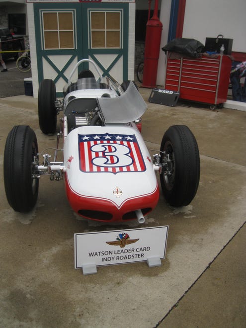 Carter Crompton of Clio, Mich. took his 1962 Watson Indy Roadster replica, built by Jim Mann of Elkhart, Ind., to the annual automotive gathering at Bay Harbor, Mich. to celebrate the legacy of its Indy 500 winning driver,  Rodger Ward.
