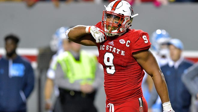 3. Indianapolis: Bradley Chubb, DE, North Carolina State. The Colts finished 31st in sacks last season, while the 6-foot-4, 275-pound Chubb recorded double-digits each of the past two years.
