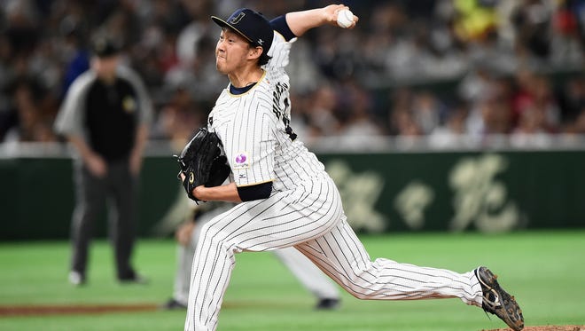 45. Yoshihisa Hirano, RP, 34: An elite closer in Japan, the right-hander figures to be a strikeout machine here, given hitters' free-swinging ways. PREDICTION: Red Sox, 3Y/$24M. UPDATE: Diamondbacks, 2Y/$6M.