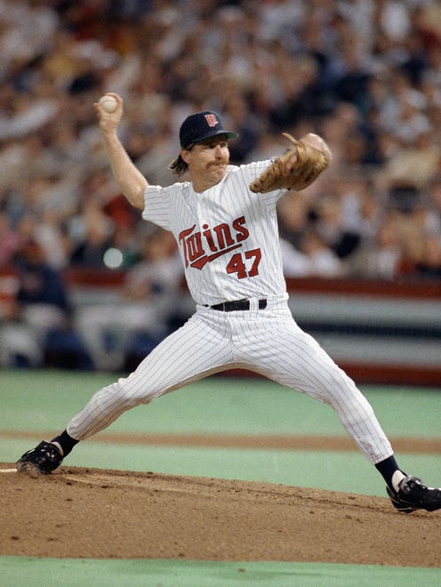 Minnesota Twins' Jack Morris throws against the Atlanta Braves during first inning of Game 7 of the baseball World Series in Minneapolis. Morris made one of the most memorable starts in baseball history by dominating for 10 innings against the upstart Braves.