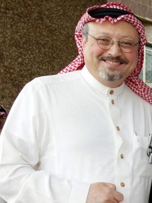 An undated recent file photo shows prominent Saudi journalist Jamal Khashoggi who resigned suddenly on May 16, 2010 in Riyadh from the helm of Al-Watan days after the newspaper published a controversial column criticising Salafism. Turkish officials have an audio recording of the alleged killing of Khashoggi from the Apple Watch he wore when he walked into the Saudi Consulate in Istanbul over a week ago, a pro-government Turkish newspaper reported Saturday.