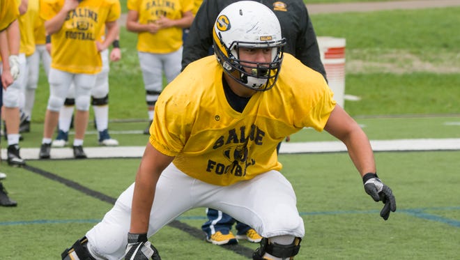 Dimitri Douglas: OL, Saline, 6-5, 285, three stars. Douglas played tackle in high school, but more likely projects to be inside at Michigan State, possibly even making the move to center. He enrolled early at Michigan State, giving him a chance to work hard on learning a new spot and push for playing time at a position that loses senior Brian Allen. STATUS: Signed.