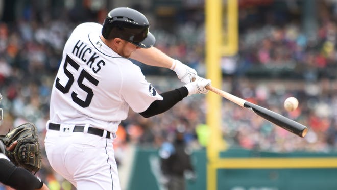 Backup catcher: John Hicks. This is a tough one, because it kind of hinges on whether Victor Martinez retires. If he does, Hicks, 28, then becomes a candidate to be the designated hitter, and the Tigers could look to another catching option -- like Greyson Greiner, or another cheap Alex Avila reunion.