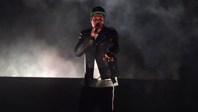 Jay-Z performed Sunday at the American Airlines Arena in Miami