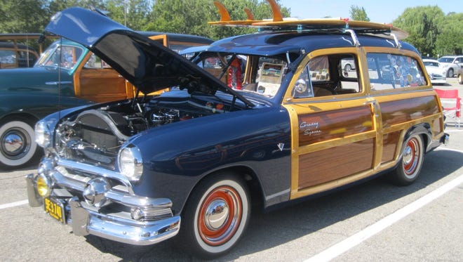 Ford introduced its Country Squire wagon in 1951. Thomas Brumley of Findlay, Ohio, owns this one.
