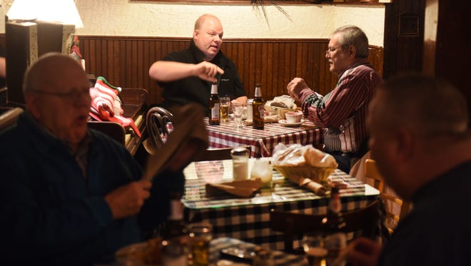 Customers enjoy the food at the  Polish Village restaurant in Hamtramck on Saturday February 3, 2018.