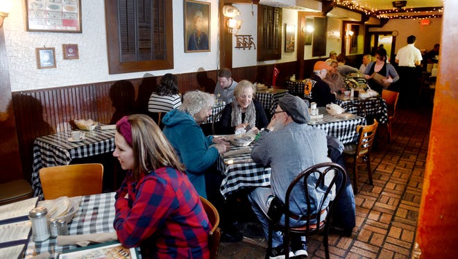 Customers fill the Polish Village Cafe restaurant in Hamtramck.