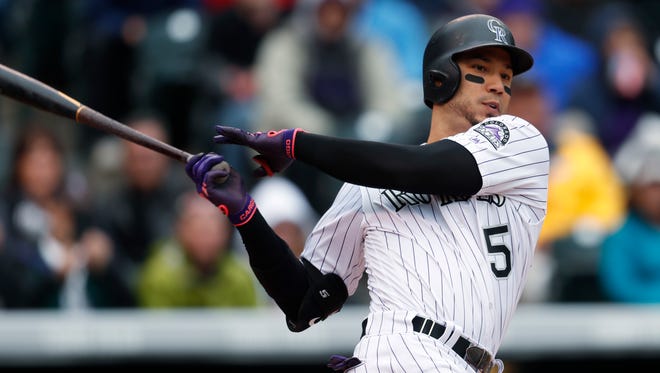 21. Carlos Gonzalez, RF, 32: It seems like he’s been playing on a 20-year deal but it was only seven — and it's finished, making it probably that after all these years of trade rumors, he's finally leaving the Rockies. PREDICTION: Diamondbacks, 3Y/$48M. UPDATE: Rockies, 1Y/$8M.
