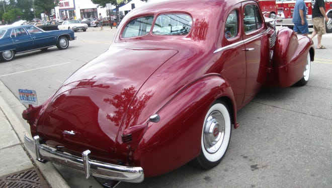 Craig Sandvit of Sterling Heights, Mich. owns this 1937 LaSalle with 1976 Cadillac V-8 and an interior from the 1950s.