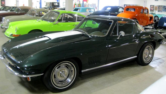 This 1967 Corvette Sting Ray Coupe has a 427-inch engine under its air scoop.