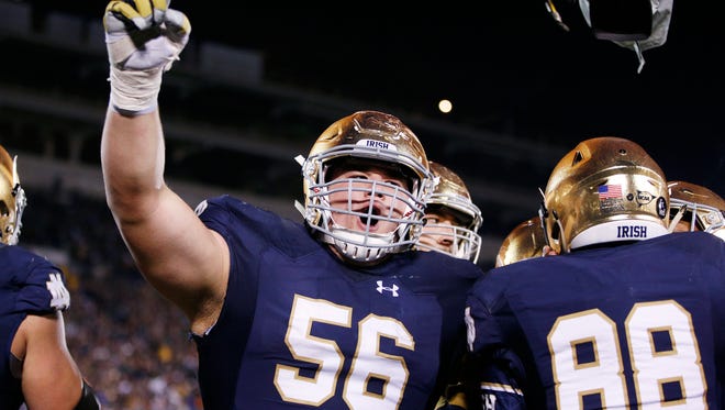 9. San Francisco: Quenton Nelson, G, Notre Dame. The 49ers scored a franchise quarterback by trading for Jimmy Garoppolo. Now they need to focus on protecting that investment. Nelson is widely considered the draft's best offensive lineman.