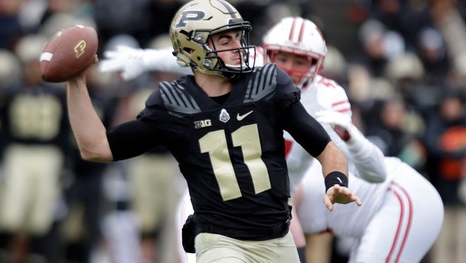 Sept. 23 at Purdue: The Boilermakers have a new coach in Jeff Brohm, a smart hire from Western Kentucky, but it will be tough for him to quickly turn around a program that had plenty of holes when he arrived. Quarterback David Blough, slowed in camp by a strained shoulder, threw for 3,352 yards and 25 touchdowns, but he also had 21 interceptions. The Boilermakers also lost their four best receivers. Winner: Michigan.