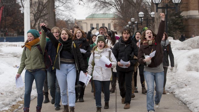 Michigan lawmakers just referred a proposal to that state’s House Committee on Judiciary that allows for peaceful protest and the distribution of literature on public college campuses, Butcher writes.