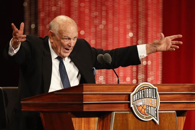 Lefty Driesell, college basketball coach, including at Davison, Maryland, James Madison and Georgia State. He had 21 seasons of 20 or more wins, and is in the Naismith Memorial Basketball Hall of Fame. Feb. 17. He was 92.