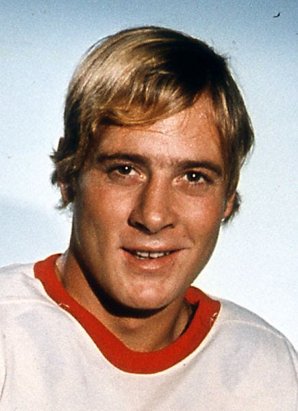Tim Ecclestone, left wing who played 11 seasons in the NHL, including multiple seasons with the Red Wings. He scored 126 goals in 692 games. March 2. He was 76.
