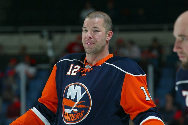 Chris Simon, left winger in the NHL from 1992 through 2008, who was suspended eight times for 65 total games in his career. March 18. He was 52.