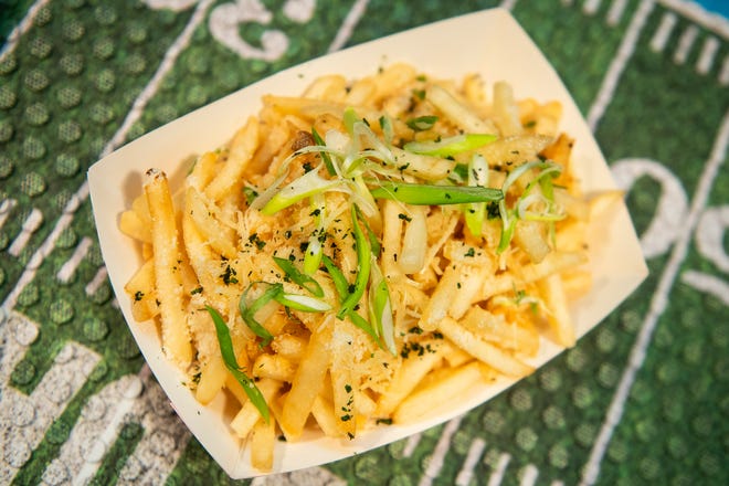Parmesan truffle French fries will be featured as part of a special menu for the NFL draft at Table No. 2, an upscale restaurant located in Detroit's Greektown.