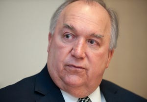 Former Michigan State University interim President John Engler denies Michigan's attorney general's accusation that he is dodging an interview.