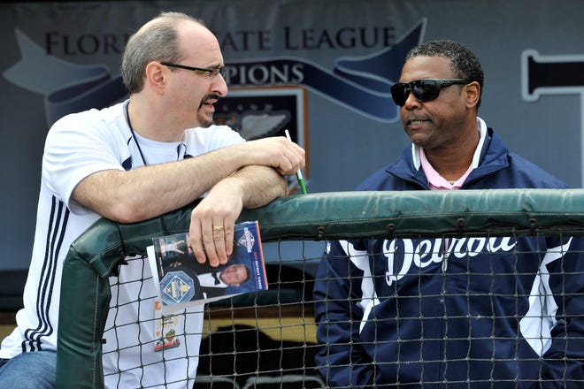 Tigers television broadcasters Mario Impemba, left, and Rod Allen were let go following a September altercation in Chicago.