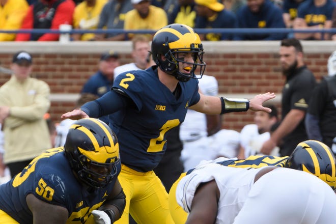 Shea Patterson is preparing for a new look to Michigan's offense this year.