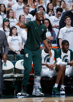 Michigan State junior guard Joshua Langford is sidelined after having surgery on his left foot.