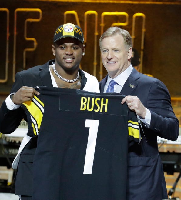 10. Pittsburgh: Devin Bush, LB (Michigan) -- The Steelers traded up with the Broncos to bring Bush into the fold, adding a hard-hitting linebacker to their defense that lost Ryan Shazier to injury in 2017. Grade: A