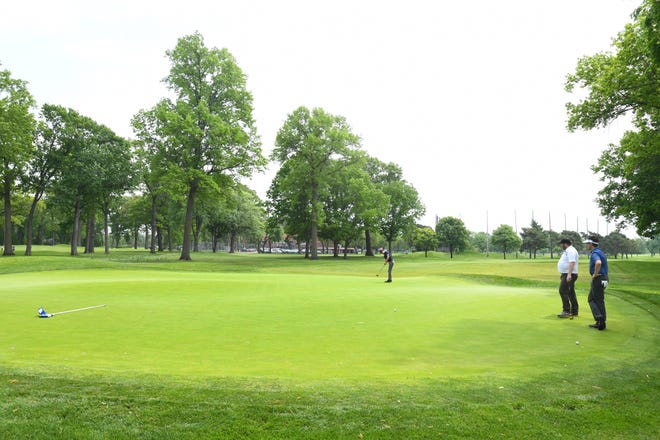 A view from the green on No. 2 North.
