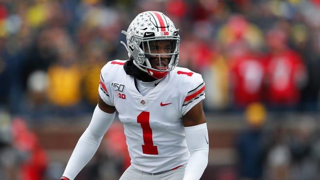 7. Carolina Panthers — Jeff Okudah, CB, Ohio State: With the bold strokes the Panthers have made this offseason, there’s no discounting the possibility of them trading up for a new franchise quarterback to pair with new coach Matt Rhule. But without a trade, Okudah is the best talent available. Some analysts see the Ohio State cornerback as the position’s best prospect since Jalen Ramsey.