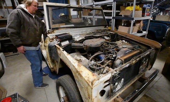 "This actually is out of California, a really rare truck, believe it or not" comments Carper on a U13 Roadster V8 that he hopes to restore, eventually.