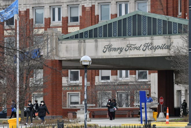 Henry Ford Hospital in Detroit on Mar. 31, 2020.