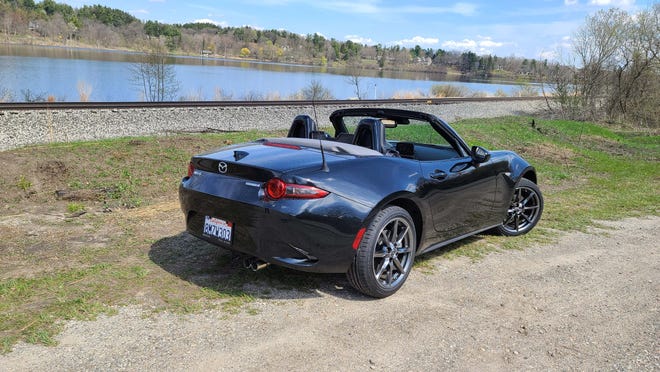 The 2020 Mazda MX-5 Miata starts at $27,500 (including $920 destination charge). This Grand Touring model costs $32,790.