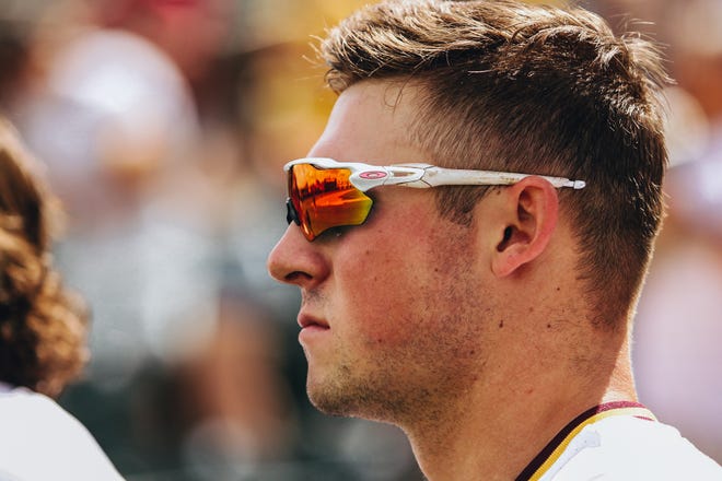 Go through the gallery for a closer look at Arizona State star Spencer Torkelson, who is the Tigers' No. 1 pick in the 2020 MLB draft.