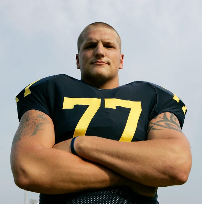 OFFENSIVE LINE – Jake Long, 2004-07: One of the more dominant tackles in the game, Long was a two-time All-American in 2006 and 2007 and went on to become the No. 1 overall pick in the NFL Draft in 2008. Long, who became a starter early in his redshirt season, was the Big Ten Offensive Lineman of the year in 2006 and 2007.
