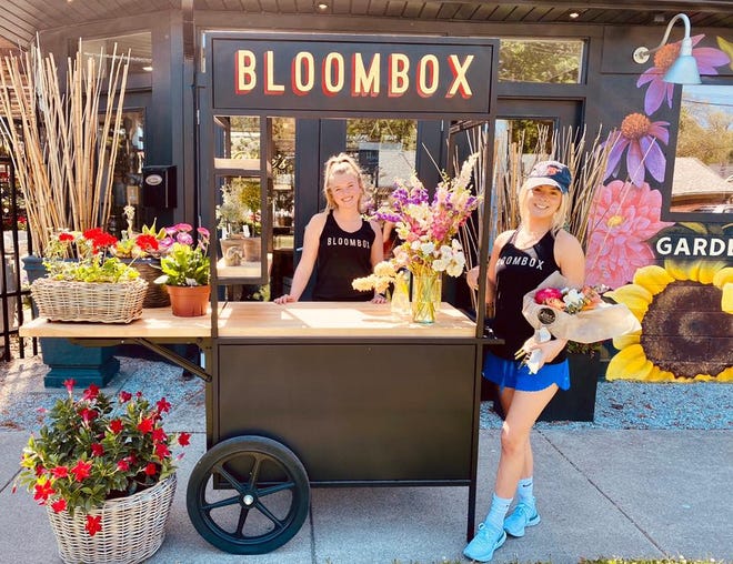 Olive's Bloombox now has a mobile flower cart that can be rented for private events.