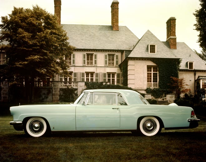 This undated photo provided by the Ford Motor Co. shows the 1956 Lincoln Continental Mk II.