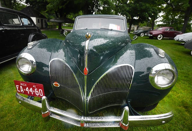 A 1941 Lincoln Continental owned by Jim Holody is on display at the 30th Motor Muster auto show at The Henry Ford in Dearborn, Michigan on June 16, 2019.