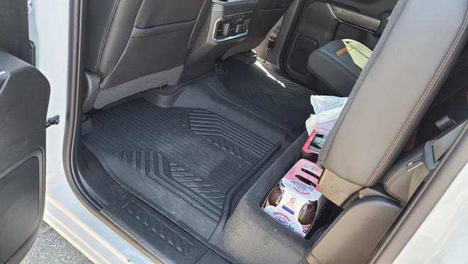 More storage? The 2020 GMC Sierra AT4 has it under the rear seats.