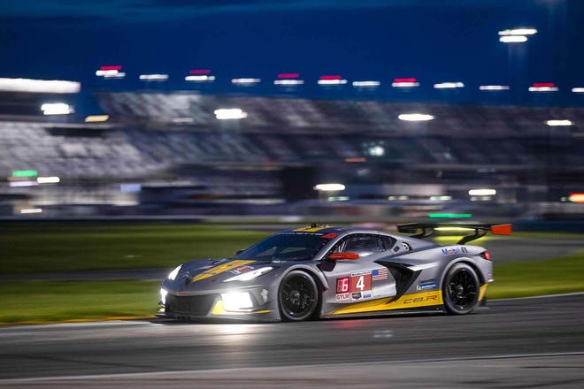 Fifth place. The #4 Chevrolet Corvette C8.R driven by Oliver Gavin and Tommy Milner started on pole -but finished fifth at the Daytona 240.