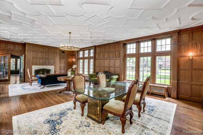 This spacious Grosse Pointe Farms historic Tudor home has been completely restored to its original glory with modern state-of-the-art updates.