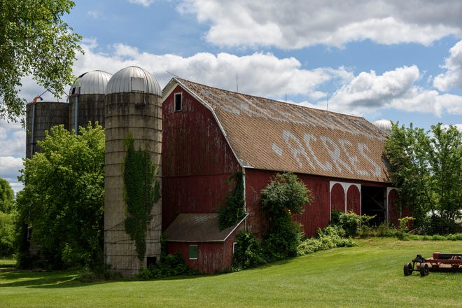 A barn at Greenwood Acres Family Campground in Jackson, Michigan, Wednesday, August 5, 2020. The property was the site of the Goose Lake International Music Festival August 7-9, 1970.