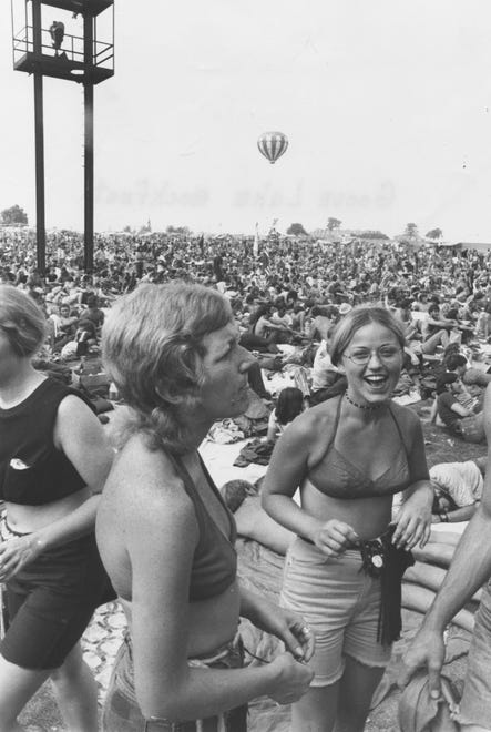 Goose Lake International Music Festival, August 7-9, 1970 in Jackson, Michigan.