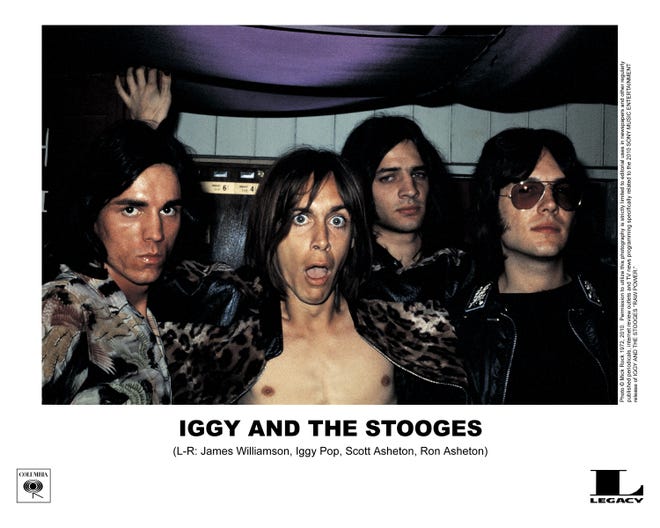 Iggy and the Stooges, 1972.
